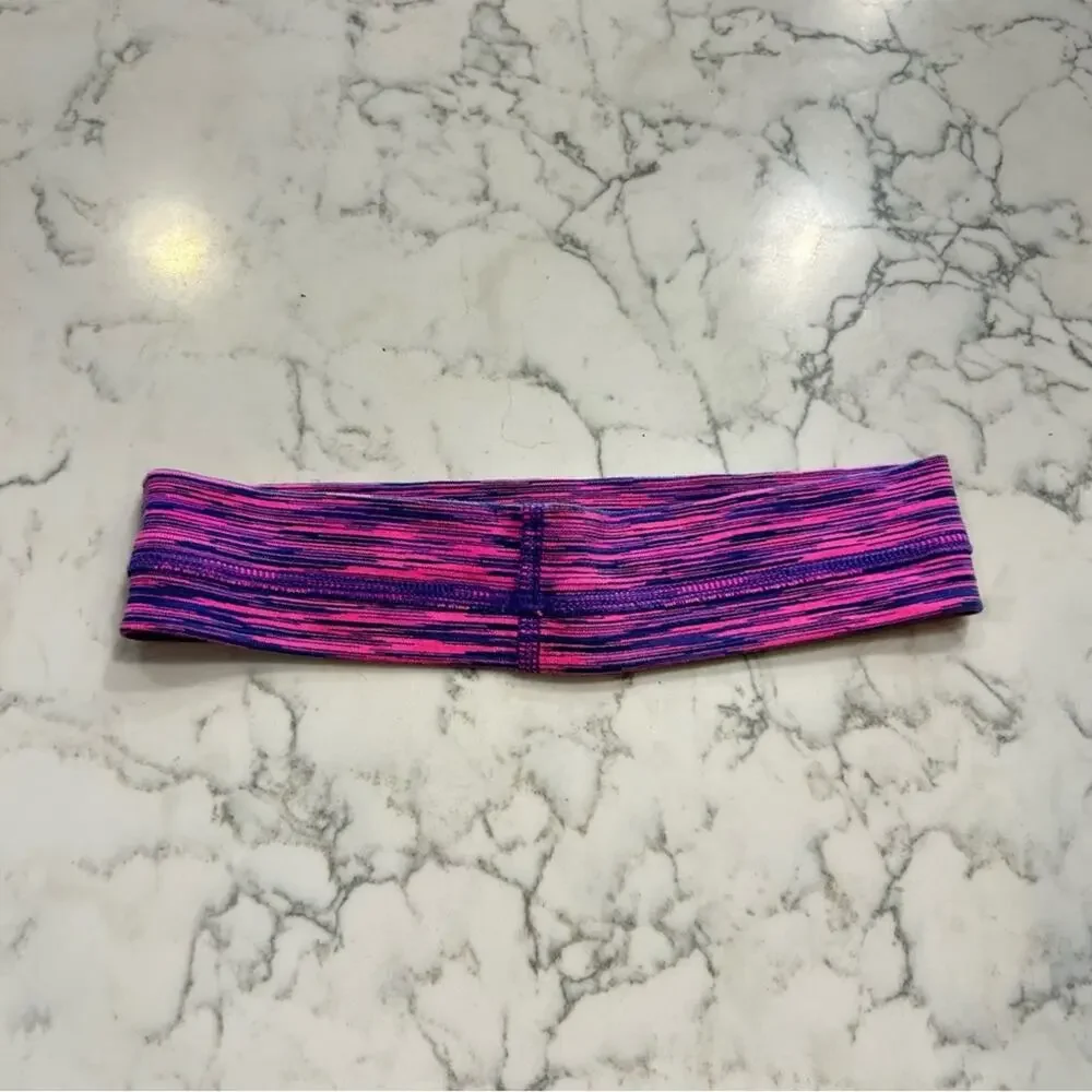 Ivivva Lululemon Pink Purple Space Dye Workout Active Headband Youth Kids